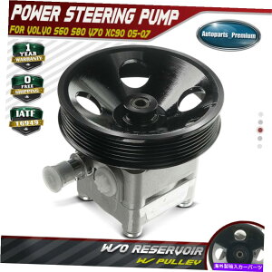 Power Steering Pump �{���{S60 V70 2005�N����2007�NS80 2006 21����155�̂��߂̒����rO / W�p���[�X�e�A�����O�|���v Power Steering Pump w/o Reservoir for Volvo S60 V70 2005-2007 S80 2006 21-155 �y���s�A���i�z