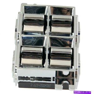 WINDOW SWITCH p[EBhEXCb`4{^rCbNLfbNV{[I[Yr̂߂10vON[ Power Window Switch 4 Button 10 Prong Chrome for Buick Cadillac Chevy Oldsmobile