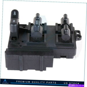 WINDOW SWITCH 94-97�z���_�A�R�[�hDX�p���j�o�[�T���p���[�E�C���h�E�X�C�b�`�t�����g�� Universal Power Window Switch Front Left for 94-97 Honda Accord DX �y���s�A���i�z