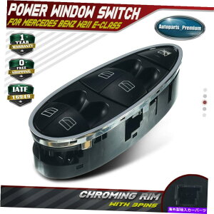 WINDOW SWITCH ZfXxcW211A2118210058pp[EChEXCb`ƃN[t[ Power Window Switch Black With Chrome Frame for Mercedes Benz W211 A2118210058