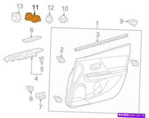WINDOW SWITCH g^hAEChEXCb`tgp8404060160 For Toyota Genuine Door Window Switch Front Left 8404060160