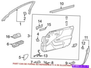 WINDOW SWITCH {OEMhA̓NTX7423150290̂߂̃x[؂ւ܂ Genuine OEM Door Window Switch Bezel for Lexus 7423150290