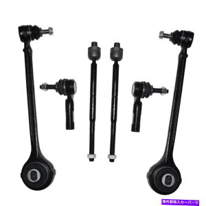 LOWER CONTROL ARM 2008-2010�_�b�W�`�������W���[�̂��߂�6PCS�t�����g���A�R���g���[���A�[���{�[���W���C���g�^�C���b�h 6PCS Front Lower Control Arm Ball Joint Tie Rod For 2008-2010 Dodge Challenger �y���s�A���i