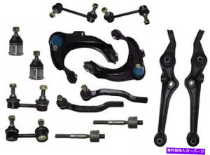 LOWER CONTROL ARM 14p\RLbgtgAbp[Rg[A[{[WCg̃Ci[AE^[E^CbhGh 14 Pc Kit Front Upper & Lower Control Arm Ball Joints Inner Outer Tie Rod End