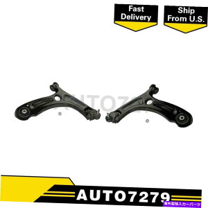LOWER CONTROL ARM ���[�O�t�����g���A2PCS�R���g���[���A�[���{�[���W���C���g�g���p�t�H���N�X���[�Q���W�F�b�^ Moog Front Lower 2PCS Control Arm Ball Joint Assembly For Volkswagen Jetta �y���s�A���i�z