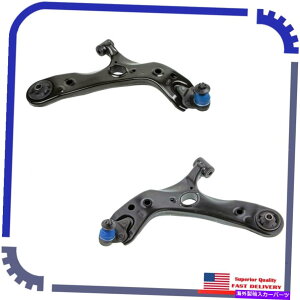 LOWER CONTROL ARM 2̐VRg[A[tgẾA2010N2015Ng^̃vEXx[XɓK܂ 2Pcs New Control Arm Front Left&Right Lower Fits 2010-2015 Toyota Prius Base