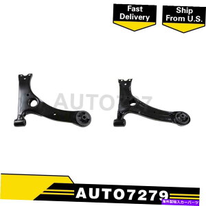 LOWER CONTROL ARM ���[�O�O��2PCS�T�X�y���V�����R���g���[���A�[���̂��߂Ƀg���^�J���[�� Moog Front Lower 2PCS Suspension Control Arm For Toyota Corolla �y���s�A���i�z