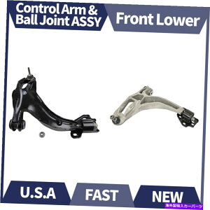 LOWER CONTROL ARM 2PCS MOOG�t�����g���A�R���g���[���A�[���{�[���W���C���g�A�b�V�[��06�}�[�L�����[�O�����h��݂ɓK�����܂� 2PCS MOOG Front Lower Control Arm Ball Joint Assy Fits 06 Mercury Grand Marquis �y��