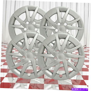 Wheel Covers Set of 4 2012-2017g^vEXV̂߂4nCp[Vo[10X|[N16" zC[Jo[̃Zbg Set of 4 Hyper Silver 10 Spoke 16" Wheel Covers for 2012-2017 Toyota Prius V