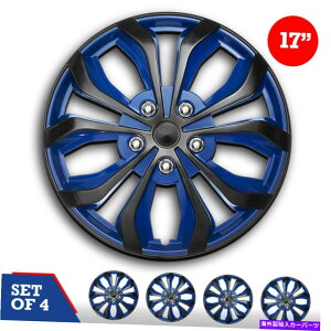 Wheel Covers Set of 4 4zC[Lbv17" SWISS DRIVEzC[Jo[ wSPAx̃ZbgBLUEBLACK ABSȈՃCXg[ Set of 4 Hubcaps 17" SWISS DRIVE Wheel Cover gSPAh BLUE & BLACK ABS Easy Install