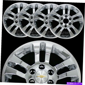 Wheel Covers Set of 4 4V201420 SILVERADO 1500 18" N[zC[XLnu̓A~Jo[Lbv 4 New 2014-20 SILVERADO 1500 18" Chrome Wheel Skins Hub Caps Aluminum Rim Covers