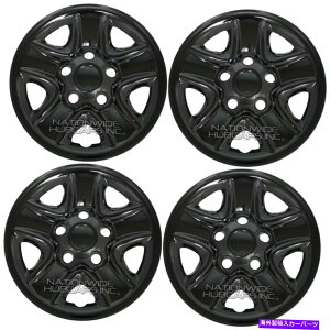 Wheel Covers Set of 4 Zbg4tBbg2007N2021Ñg^^h18" ubNzC[XLnúAtEJo[Lbv Set 4 fit 2007-2021 Toyota Tundra 18" Black Wheel Skins Hub Caps Full Rim Covers