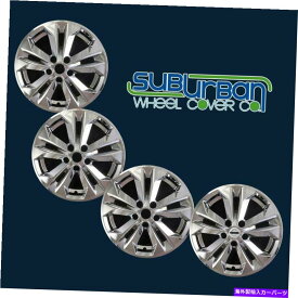 Wheel Covers Set of 4 FITS 2014-2018日産ローグSV 17" クロームホイールスキン/カバー＃7626P-C SET / 4 FITS 2014-2018 Nissan Rogue SV 17" Chrome Wheel Skins / Covers # 7626P-C SET/4