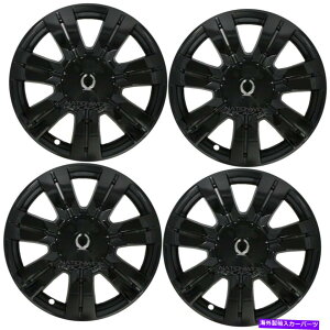 Wheel Covers Set of 4 tBbg201016LfbNSRXubN18" tzC[XLnuZ^[EJo[Lbv fits 2010-16 Cadillac SRX Black 18" Full Wheel Skins Hub Caps Center Rim Covers