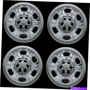 Wheel Covers Set of 4 4̃tBbgYteBA052019 CHROME 15" zC[XLnuLbv́AV~[^Jo[ 4 fits Nissan Frontier 05-2019 CHROME 15" Wheel Skins Hub Caps Covers Simulators