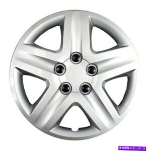 Wheel Covers Set of 4 4�̐V�����Z�b�g�A17�C���`�V���o�[5�X�|�[�N�A�t�^�[�}�[�P�b�g�z�C�[���J�o�[ New Set Of 4, 17 Inch Silver 5 Spoke Aftermarket Wheel Covers
