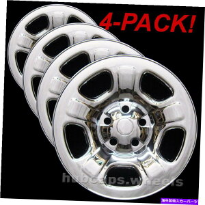 Wheel Covers Set of 4 �W�[�v���o�e�B2002-2007�N���[���z�C�[���X�L���J�o�[ - 4�̐^�V�����Z�b�g Jeep Liberty 2002-2007 Chrome Wheel Skin Covers - Brand New Set of 4 �y���s�A���i�z