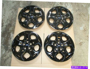 Wheel Covers Set of 4 4uh̐V2010 2011 2012 FusioñzC[́AzC[LbvubN7052Jo[1Zbg 1 Set Of 4 Brand New 2010 2011 2012 Fusion Wheel Covers Hubcaps Black 7052