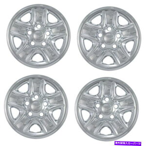 Wheel Covers Set of 4 4̐VzC[XLJo[tBbg2007 2017g^^R}/^h18" N[Zbg New Wheel Skin Covers Fits 2007 2017 Toyota Tacoma/Tundra 18" Chrome Set Of Four