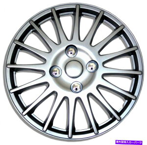 Wheel Covers Set of 4 TuningPros WSC-611S16�z�C�[���L���b�v�z�C�[���X�L���J�o�[16�C���`4�̃V���o�[�Z�b�g TuningPros WSC-611S16 Hubcaps Wheel Skin Cover 16-Inches Silver Set of 4 �y���s�A���i�z
