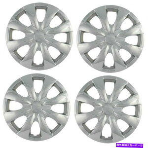 Wheel Covers Set of 4 2003-2013g^J[p4 15" N[zC[LbvzC[Jo[̐^VZbg Brand New Set of 4 15" Chrome Hubcaps Wheel Covers for 2003-2013 Toyota Corolla