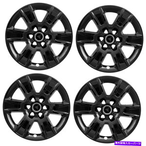Wheel Covers Set of 4 2014-2018 GMCVG15 4 20" ubNzC[XLnuLbvA~Jo[ 4 20" Black Wheel Skins Hub Caps Aluminum Rim Covers for 2014-2018 GMC Sierra 15