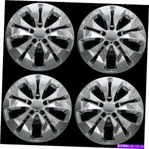 Wheel Covers Set of 4 4z_CRV 201215N[17" zC[XLnuLbvp̃A~zC[Jo[ 4 for Honda CRV 2012-15 Chrome 17" Wheel Skins Hub Caps Rim Covers Alloy Wheels