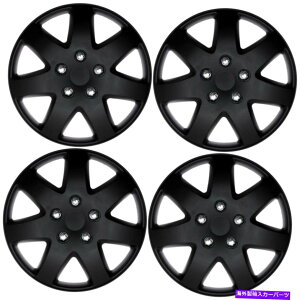 Wheel Covers Set of 4 OEMX`[zC[Jo[Z^[LbvJo[16" }bgubNnuLbv4 Pcݒ 4 Pc Set of 16" Matte Black Hub Caps for OEM Steel Wheel Cover Center Cap Covers
