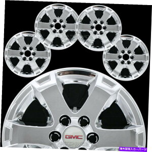 Wheel Covers Set of 4 4N[13-17 GMC ACADIA SLE 18" zC[XLnuLbṽtA~Jo[ 4 Chrome 13-17 GMC ACADIA SLE 18" Wheel Skins Hub Caps Full Aluminum Rim Covers