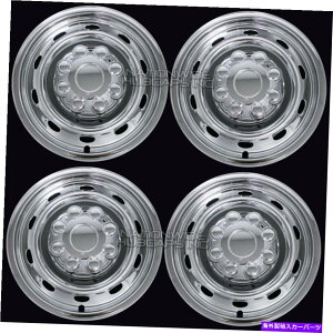 Wheel Covers Set of 4 4�̃t�B�b�g�_�b�W����17 �N���[��8���O�z�C�[���X�L���n�u�́A�V�~�����[�^�Z���^�[�J�o�[�L���b�v 4 fits Dodge Ram 17 Chrome 8 Lug Wheel Skins Hub Caps Simulators Center Covers �y���s�A