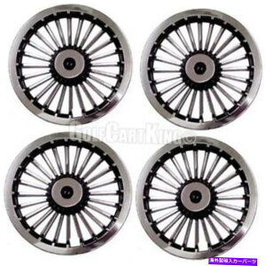 Wheel Covers Set of 4 8 �S���t�J�[�g�̃z�C�[���J�o�[�n�u��EZGO�A�N���u�J�[�⃄�}�n�i4�̃Z�b�g�j�L���b�v 8 Golf Cart Wheel Covers Hub Caps EZGO, Club Car and Yamaha (Set of 4) �y���s�A���i�z