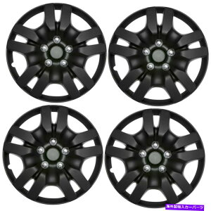 Wheel Covers Set of 4 16" 4 Pc̃Zbg}bgubNnuOEMX`[zC[pJo[Lbv - LbvJo[ 4 Pc Set of 16" Matte Black Hub Caps Rim Cover for OEM Steel Wheel - Covers Cap