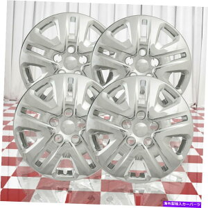 Wheel Covers Set of 4 4N[10̃ZbǵA2013N2019N_bWEW[j[SÊ߂17" zC[Jo[̃X|[N Set of 4 Chrome 10 Spoke 17" Wheel Covers for 2013-2019 Dodge Journey SE