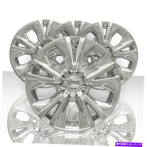 Wheel Covers Set of 4 4 18" N[zC[XL̃t201419g^nC_[̂߂̃nuLbvJo[ 4 18" Chrome Wheel Skins Full Rim Covers Hub Caps for 2014-19 Toyota Highlander