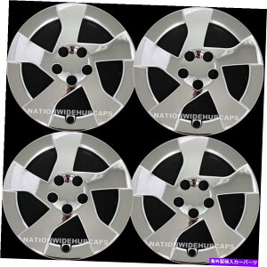Wheel Covers Set of 4 nu5̓tXLOnuX|[NLbv2010N2012NCHROMEvEX15" zC[Jo[ 2010-2012 CHROME Prius 15" Wheel Covers Hub Caps 5 Spoke Full Rim Skins Lug Hubs
