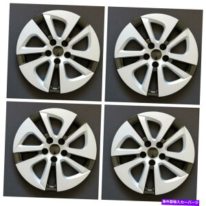 Wheel Covers Set of 4 VzC[́AzC[Lbv42016N2017Ng^vEX15" Vo[/ubNZbgtBbgJo[ New Wheel Covers Hubcaps Fits 2016-2017 Toyota Prius 15" Silver / Black Set of