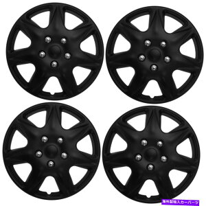 Wheel Covers Set of 4 OEMX`[zC[Jo[Z^[LbvJo[16" }bgubNnuLbv4 Pcݒ 4 Pc Set of 16" Matte Black Hub Caps for OEM Steel Wheel Cover Center Cap Covers