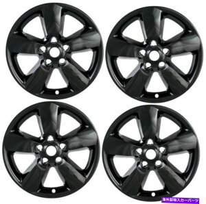 Wheel Covers Set of 4 �V�O���X�u���b�N�z�C�[���X�L���J�o�[�t�B�b�g2013�N����2018�N����1500 2500 3500 20 4�_�Z�b�g New Gloss Black Wheel Skin Covers Fits 2013-2018 Ram 1500 2500 3500 20 Set of 4 �y���s�A���i�z