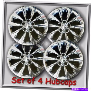 Wheel Covers Set of 4 4Zbg16" 2015N2017NN[g^JzC[LbvN[zC[Jo[ 16" 2015-2017 Chrome Toyota Camry Hubcaps Chrome Wheel Covers Set of 4