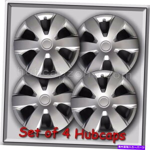 Wheel Covers Set of 4 4 16" Vo[g^JzC[Lbv20072008vJJzC[Jo[̃Zbg Set of 4 16" Silver Toyota Camry Hubcaps 2007-2008 Replica Camry Wheel Covers