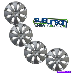 Wheel Covers Set of 4 g^EANAX^CWCHC-61166-15SL 15" ̃vJzC[Lbv/zC[́ASET / 4Jo[ Toyota Prius C Style # WCHC-61166-15SL 15" Replica Hubcaps / Wheel Covers SET/4