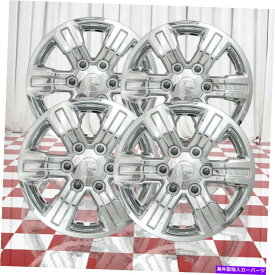 Wheel Covers Set of 4 4クローム6のセットは、2019年のフォードレンジャーXL用16" ホイールカバーのスポーク Set of 4 Chrome 6 Spoke 16" Wheel Covers for 2019 Ford Ranger XL