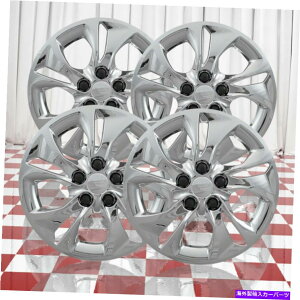 Wheel Covers Set of 4 4N[5̃ZbǵA2018N2019NV{[N[YL̂߂15" zC[Jo[̃X|[N Set of 4 Chrome 5 Split Spoke 15" Wheel Covers for 2018-2019 Chevy Cruze L