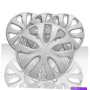 Wheel Covers Set of 4 4 16" 10X|[NtgƃAzC[Jo[̃Zbg - Vo[ Set of 4 16" 10 Spoke Front and Rear Wheel Covers - Silver