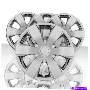 Wheel Covers Set of 4 4 16" 6X|[NtgƃAzC[Jo[̃Zbg - Vo[ Set of 4 16" 6 Spoke Front and Rear Wheel Covers - Silver
