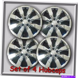 Wheel Covers Set of 4 4 16" クロームホイールキャップトヨタカローラ2014年から2016年のレプリカホイールカバーのセット Set of 4 16" Chrome Toyota Corolla hubcaps 2014-2016 Replica Wheel Covers