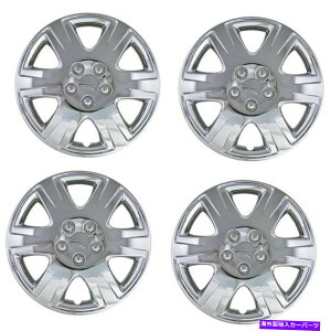 Wheel Covers Set of 4 2003-2013g^J[p4 15" N[zC[LbvzC[Jo[̐^VZbg Brand New Set of 4 15" Chrome Hubcaps Wheel Covers for 2003-2013 Toyota Corolla