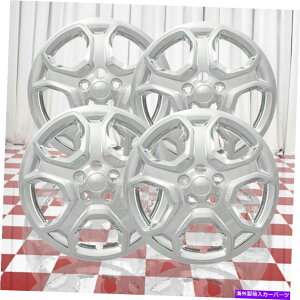 Wheel Covers Set of 4 4�t�����g�ƃ��A�N���[��5�̃Z�b�g��17-19�t�H�[�h�G�X�P�[�vS�̂��߂�17" �z�C�[���J�o�[�̃X�|�[�N Set of 4 Front and Rear Chrome 5 Spoke 17" Wheel Covers for 17-19 Ford Escape S