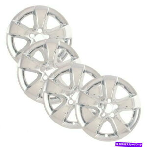 Wheel Covers Set of 4 4 11-13[d17" ̐ݒN[zC[nuLbvJo[̓tBbg5X|[NA~zC[ Set of 4 11-13 Charger 17" Chrome Wheel Hub Caps Covers fit 5 Spoke Alloy Wheels