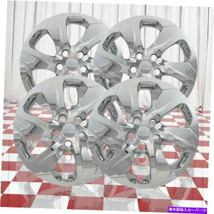 Wheel Covers Set of 4 4N[6̃ZbǵA2019N2020Ñg^RAV4̂߂17" zC[Jo[̃X|[N Set of 4 Chrome 6 Spoke 17" Wheel Covers for 2019-2020 Toyota RAV4